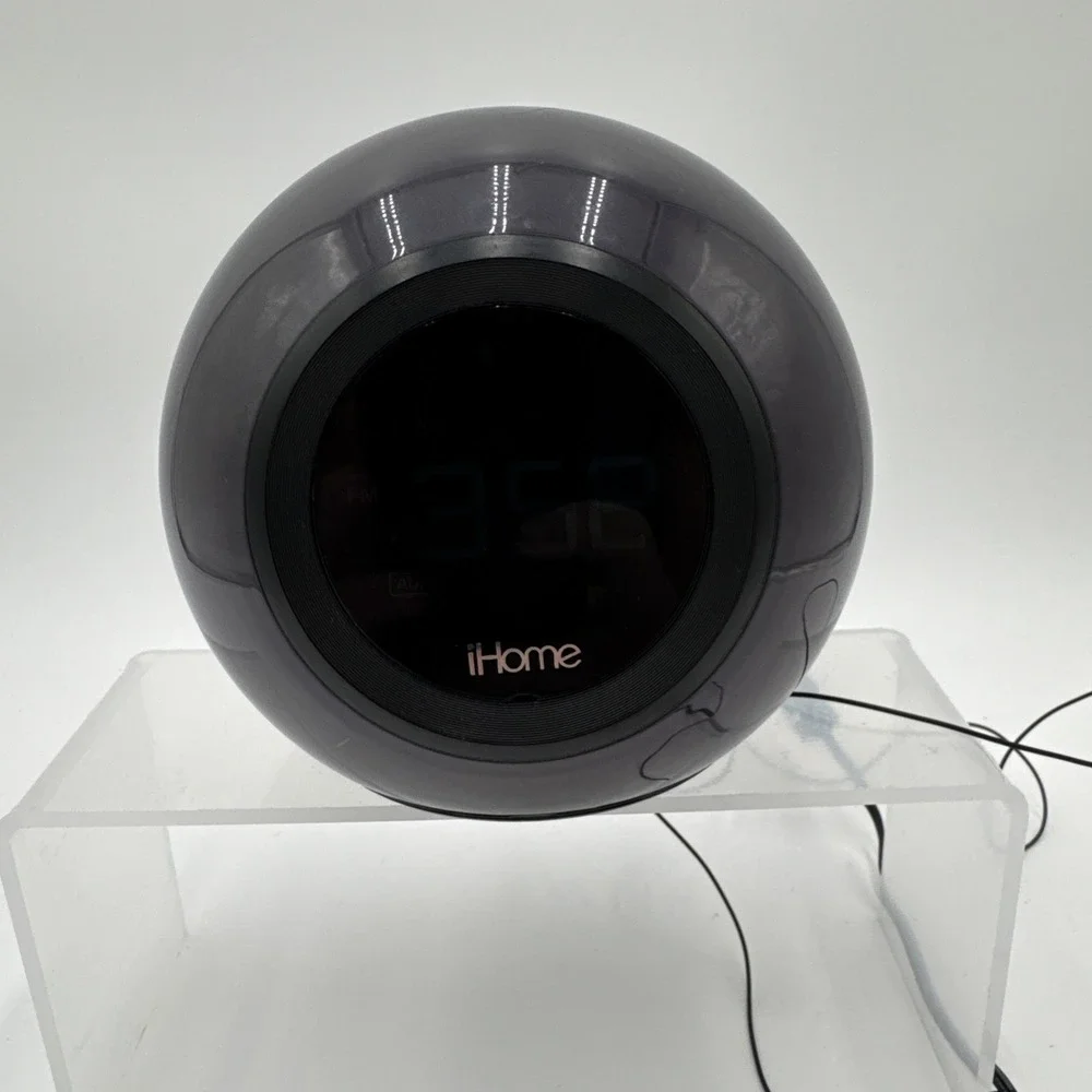 🔥 iHome iBT29 Bluetooth Color Changing Dual Alarm Clock Radio w/ Power Adapter